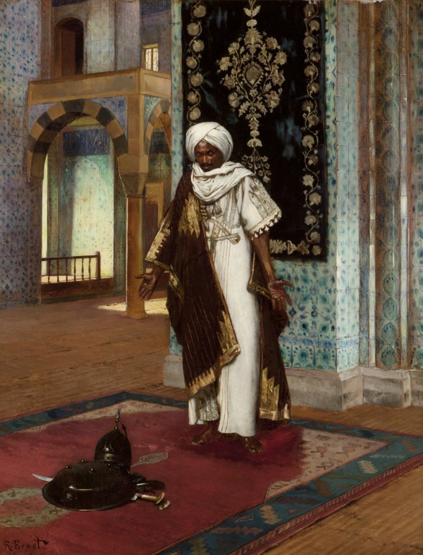 Praying for victory by Rudolf Ernst